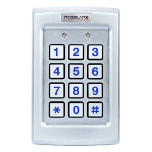 Rosslare 3x4 PIN Keypad, Wiegand, Backlit, Vandal, IP65