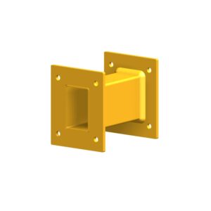 SDC Outdoor Mount Extension to suit SEQ Bollard, 150mm, Yellow
