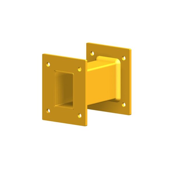 SDC Outdoor Mount Extension to suit SEQ Bollard, 150mm, Yellow