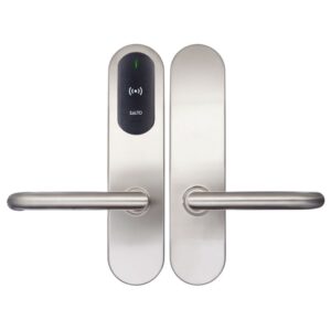 Salto XS4 Original+ ANSI Wide, Mifare, 20-22.5mm Door, 7.6mm Spindle, Z Hand, Black