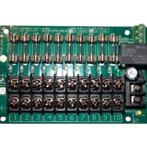 Tactical 10 Way PDM, 1A Fuses, 12VDC / 24VAC Selectable, Fault Relay Output