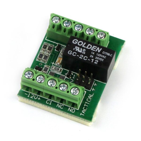 *EOL* Tactical Relay Board, 12VDC, DPDT, Dual Input, Buffered, 1A Contacts