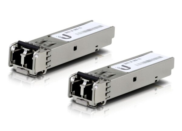 Ubiquiti U Fibre Multi-Mode Module, 1.25Gbps, LC Connectors, 550m, 2 Pack