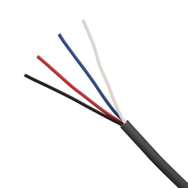 X2 Cable, 4 x 14/020, Security Cable, 300m, Pull Box, Black