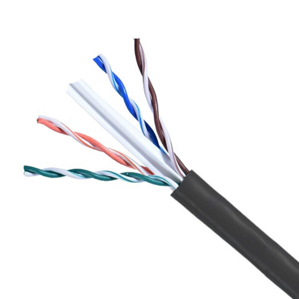 X2 Cable, Cat6, 305m, Pull Box with Reel, Black