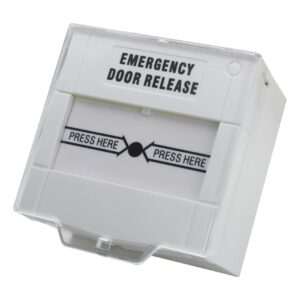 X2 Door Exit Resettable - White, DPDT, Plug-on Screw Terminals