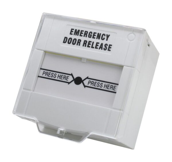 X2 Door Exit Resettable - White, DPDT, Plug-on Screw Terminals