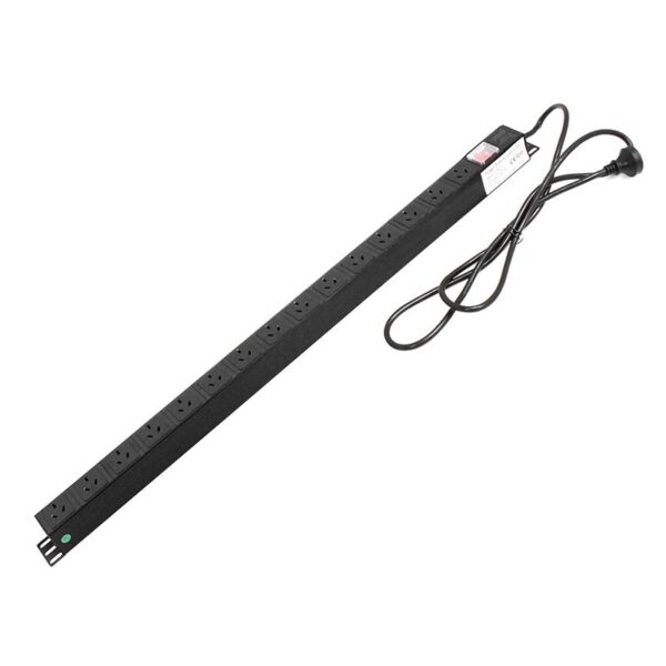 X2 Racks, 15 Outlet PDU with Overload Protection, 10Amp, 2m Lead